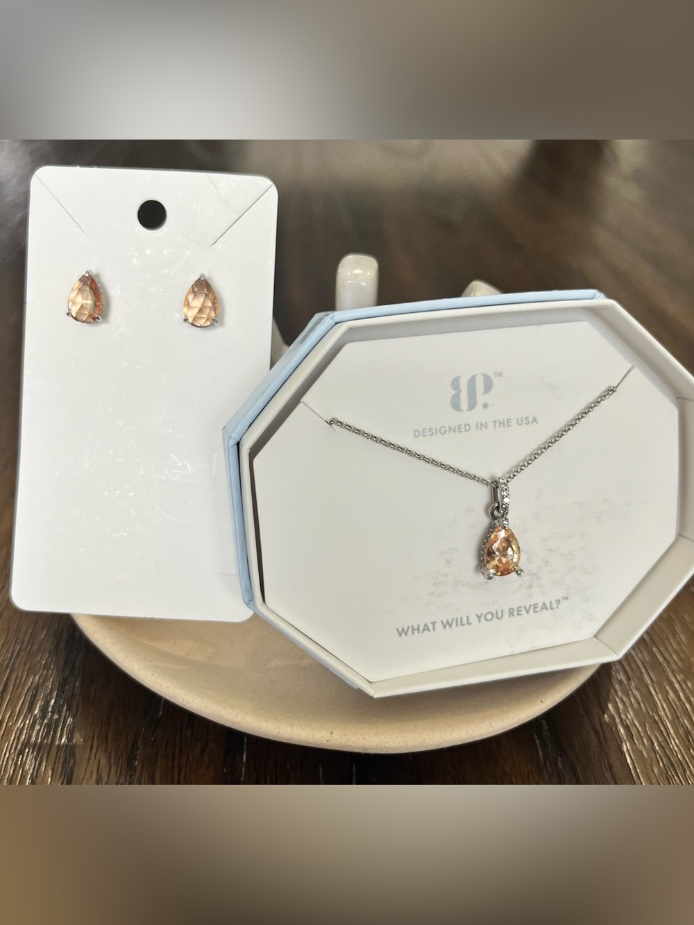 Bomb Party Necklace & Earring - Matching Set